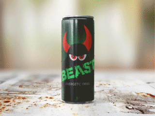 BEAST Energy Drink – Can design